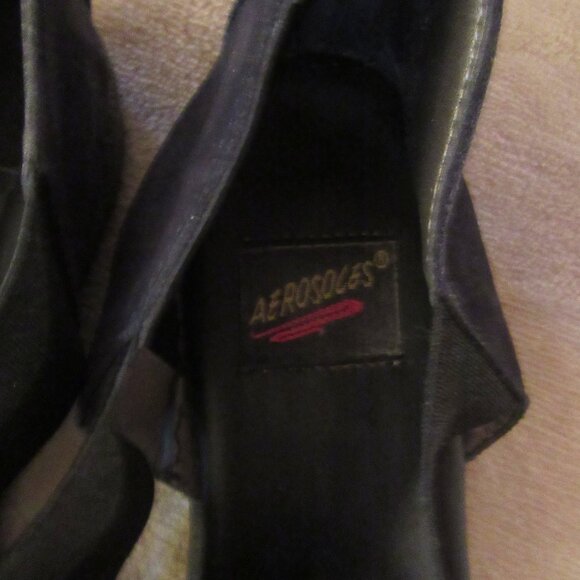 Aerosoles New Black Stretch Fisherman Sandals SIze 6B - Picture 7 of 7